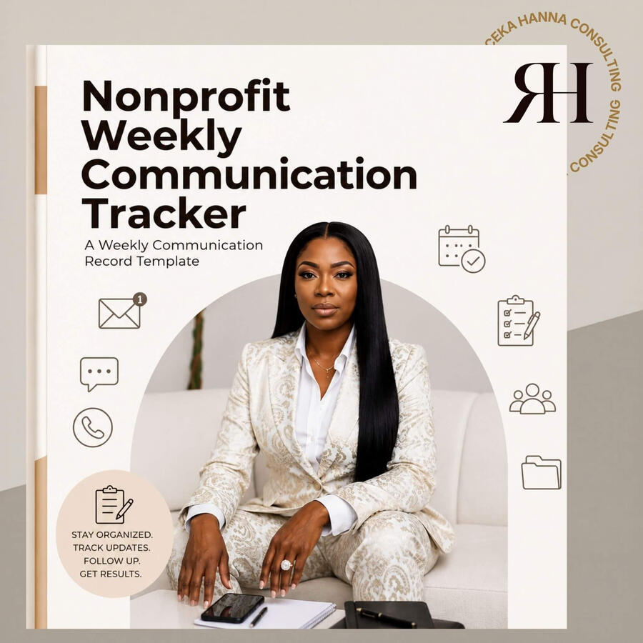 Nonprofit Weekly Communication Tracker