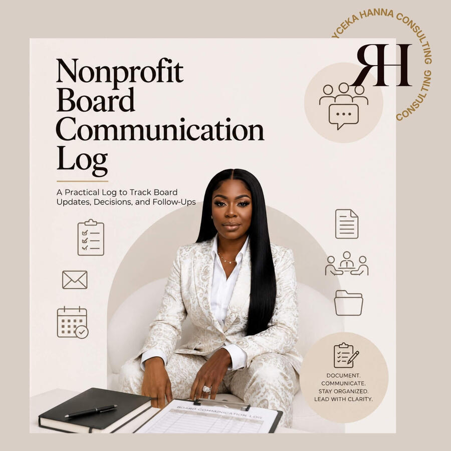 Nonprofit Board Communication Log Digital-Operations-Health-Check-for-Nonprofits